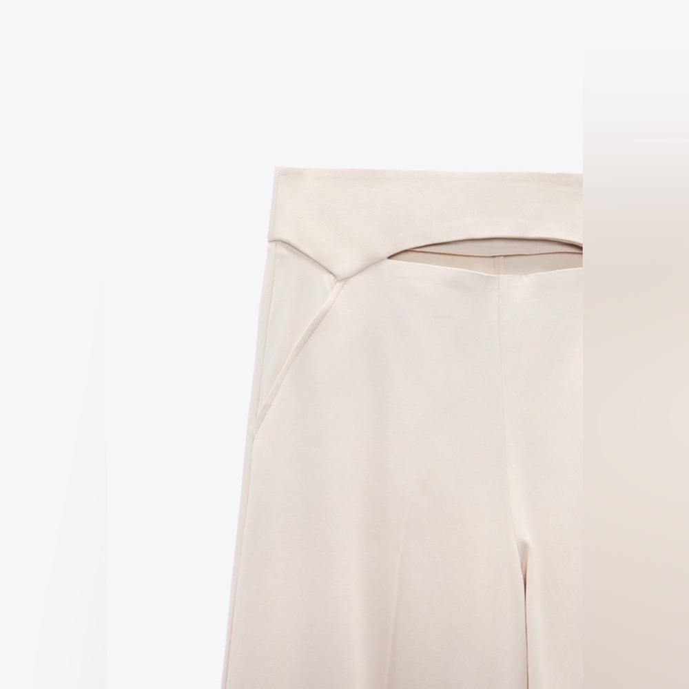 Cream Lace Bustier Top and Pants - Picture 4 of 10